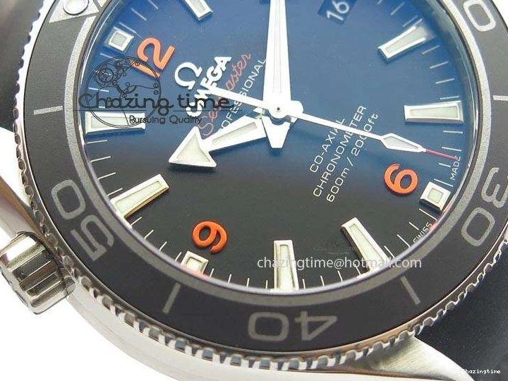 0118 Planet Ocean SS Bp Maker 45mm Black Bezel Orange Numbers On Black Rubber Strap A Popular 8220